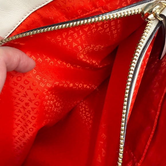 Kate Spade light Cream Quilted Tote Bag - Picture 9 of 16